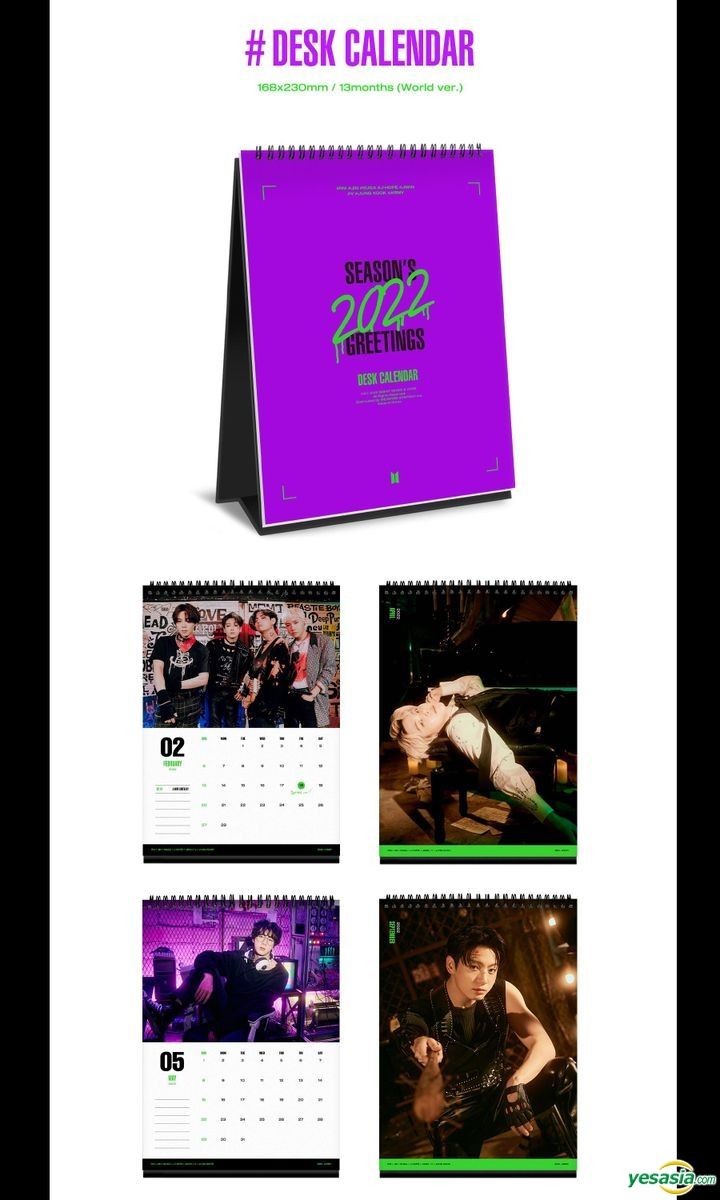YESASIA: BTS 2022 Season's Greetings - DAILY BTS Celebrity Gifts