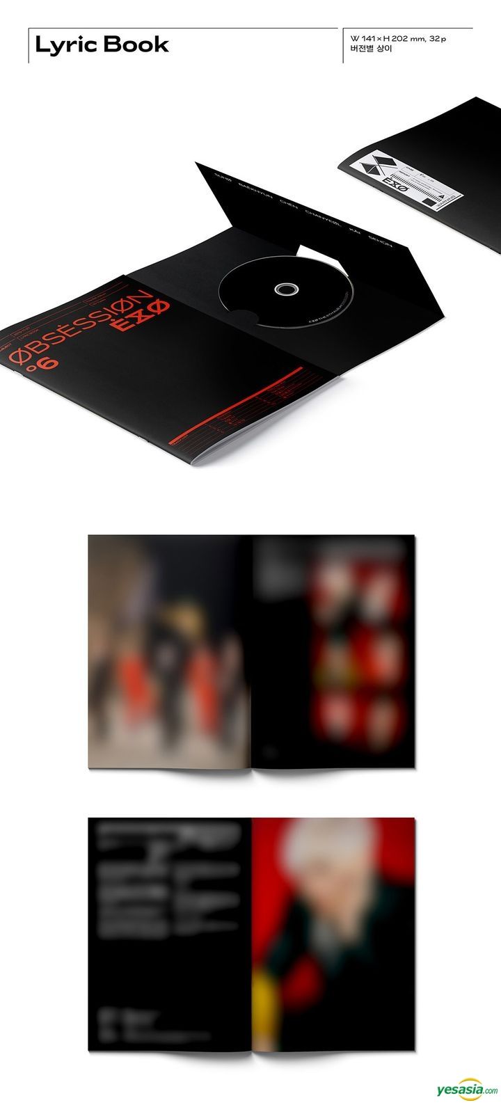 YESASIA: EXO Vol. 6 - OBSESSION (X-EXO Version) Music - EXO, SM