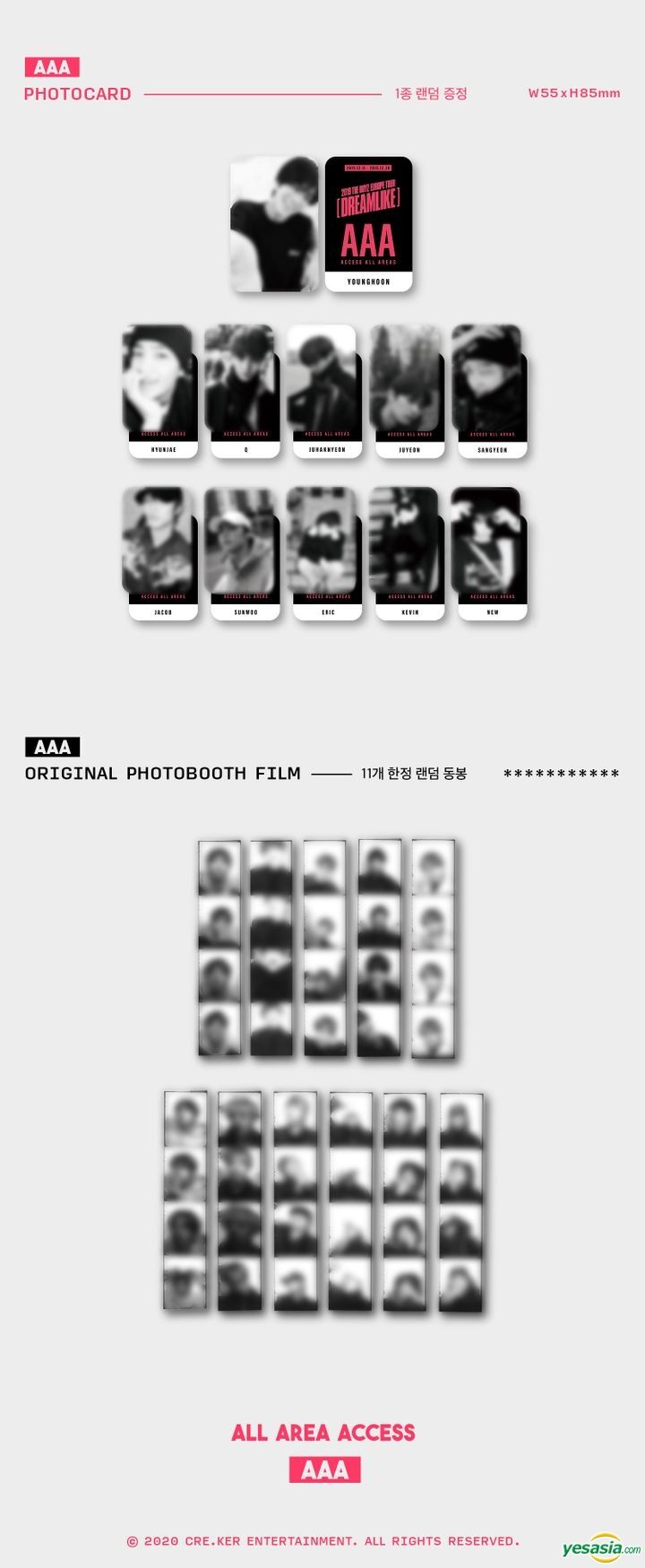 YESASIA: The Boyz Europe Tour 2019 Photobook 'AAA' GROUPS,PHOTO