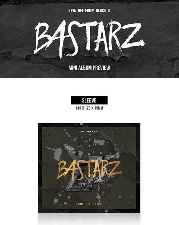 Yesasia Bastarz 1stミニアルバム Cd Bastarz Block B Unit Block B ブロック ビー 韓国の音楽cd 無料配送