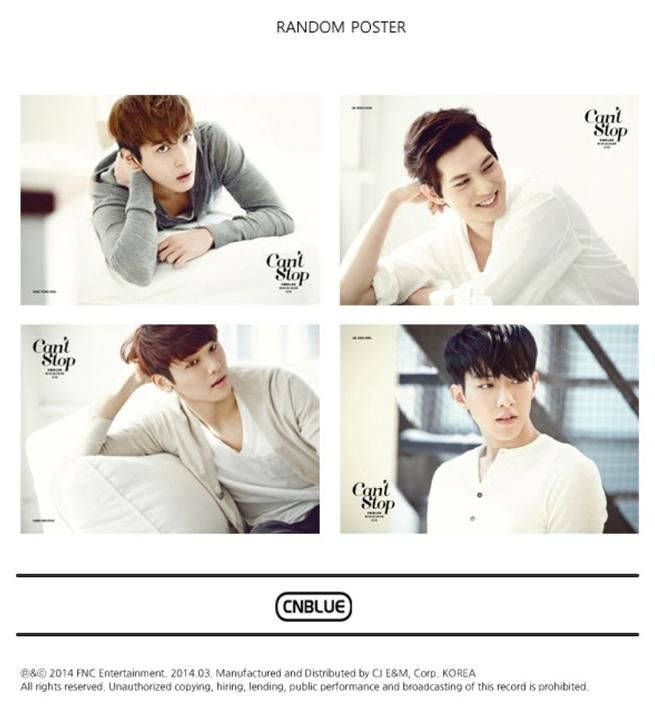 Yesasia Cnblue Mini Album Vol 5 Can T Stop Ii 4 Posters In Tube Cd Cnblue Fnc Entertainment Kr Korean Music Free Shipping North America Site