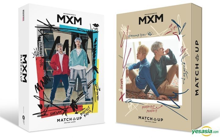 CD+Photobook+Card+Stand Paper+Poster BRANDNEW BOYS UNMIX 1st Mini Album MXM 