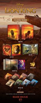 The Lion King (2019) (Blu-ray) (Steelbook Limited Edition) (Korea Version)