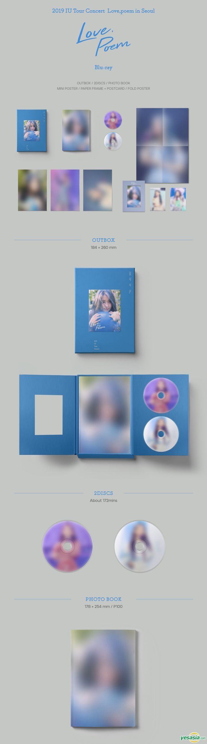 YESASIA: 2019 IU Tour Concert - Love, poem in Seoul (Blu-ray) (2 