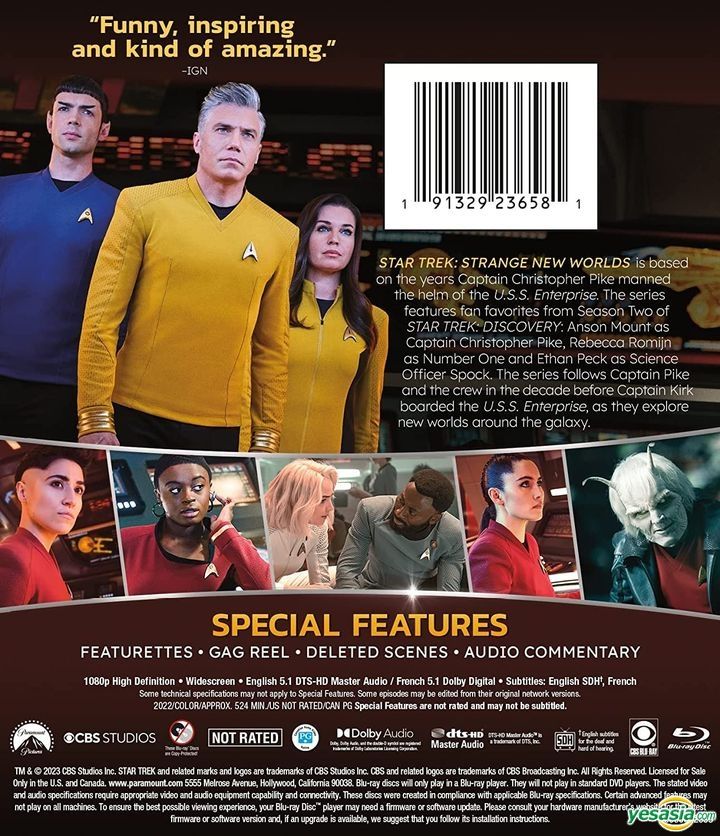 star trek strange new worlds on blu ray