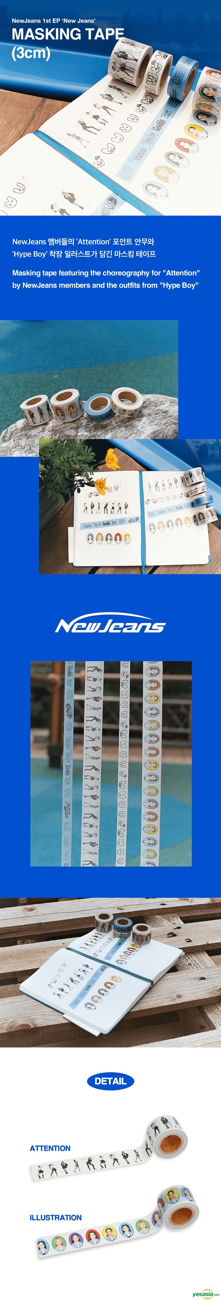 YESASIA: NewJeans - MASKING TAPE (ATTENTION) PHOTO/POSTER,GROUPS