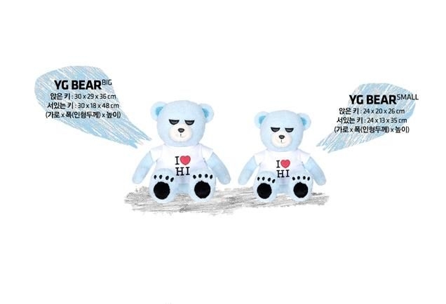 YESASIA: YG Bear One of A Kind (Small) PHOTO/POSTER,GIFTS,MALE