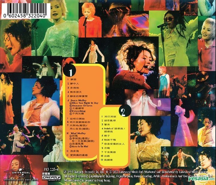 YESASIA: HKC40 - Faye Wong Live In Concert (2CD) CD - Faye Wong 