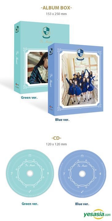 YESASIA: FROMIS_9 1stミニアルバム - TO. HEART(Blue Ver.) CD 
