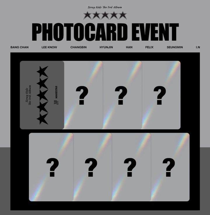 Stray Kids Vol.3 5-STAR Standard Edition CD - 3 Versies Set Met Pre-Order Voordelen