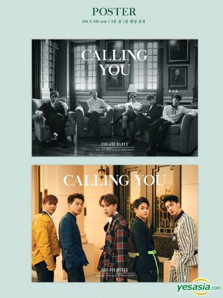 Yesasia Highlight Mini Album Vol 1 Repackage Calling You 2