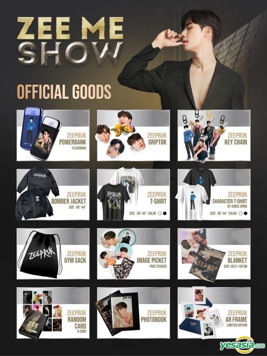 YESASIA: Zee Me Show Official Goods - Zee Pruk Random Card