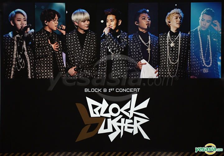 YESASIA: Block B - 1st Concert 'Blockbuster' (3DVDs + Photobook) (Korea ...