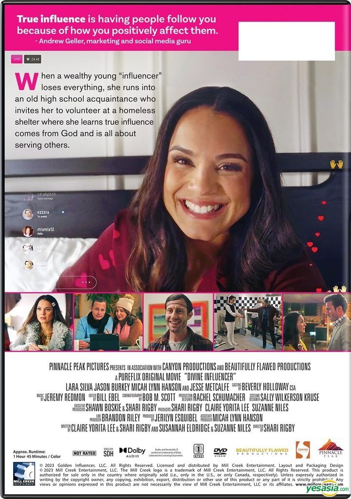 YESASIA : Divine Influencer (2023) (DVD) (美國版) DVD - Rebecca Koon, Matt ...