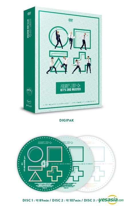 YESASIA: Recommended Items - BTS 3rd Muster Army.Zip+ (3DVD +