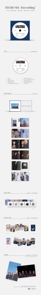 ONEWE 2nd Demo Album - STUDIO WE : Recording #2 + Random Poster in Tube