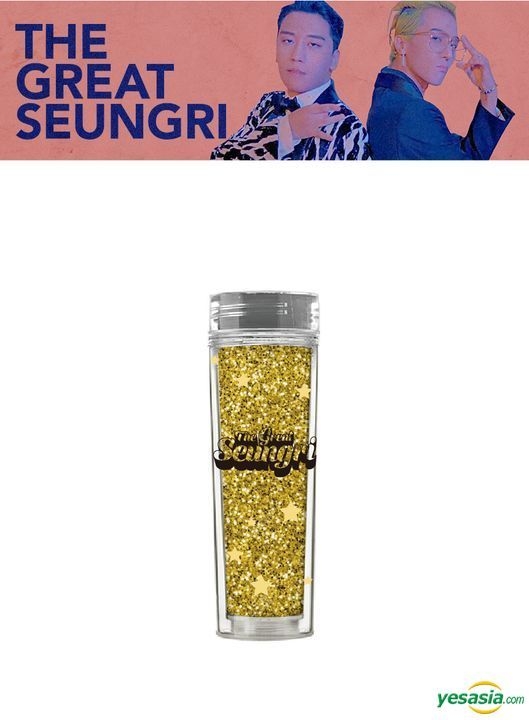 アイドル THE GREAT SEUNGRI GLITTER TUMBLER 2018 - The Great Seungri Tour - Korean - Glitter Tumbler