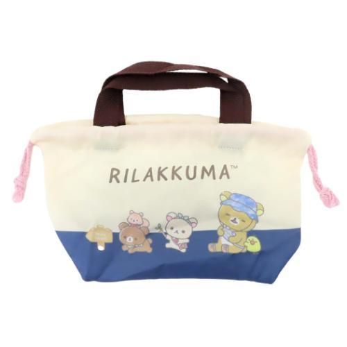 YESASIA Rilakkuma Drawstring Lunch Bag K Company Lifestyle & Gifts