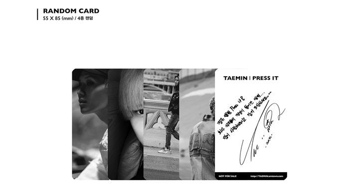 YESASIA: SHINee: Tae Min Vol. 1 - Press It (Random Cover