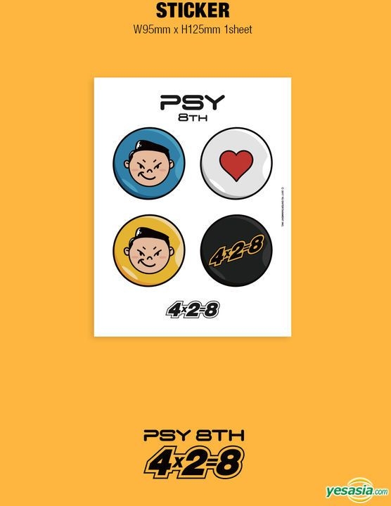 YESASIA: PSY 8集 - 4X2=8 CD - PSY （サイ） - 韓国の音楽CD - 無料配送