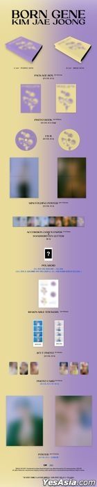 Kim Jae Joong Vol. 3 - BORN GENE (A Version - PURPLE GENE) + Poster in Tube (A Version - PURPLE GENE)