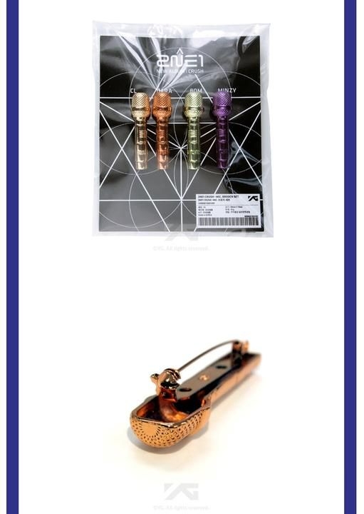 YESASIA: Image Gallery - 2NE1 Crush - MIC Brooch Set