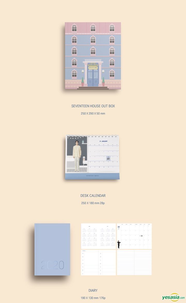 YESASIA: Seventeen 2020 Season's Greetings GIFTS,MALE STARS