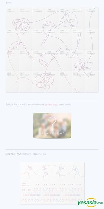 Bts Love Yourself Her V Version Poster YESASIA: BTS Mini Album Vol. 5 - LOVE YOURSELF 'Her' (V Version