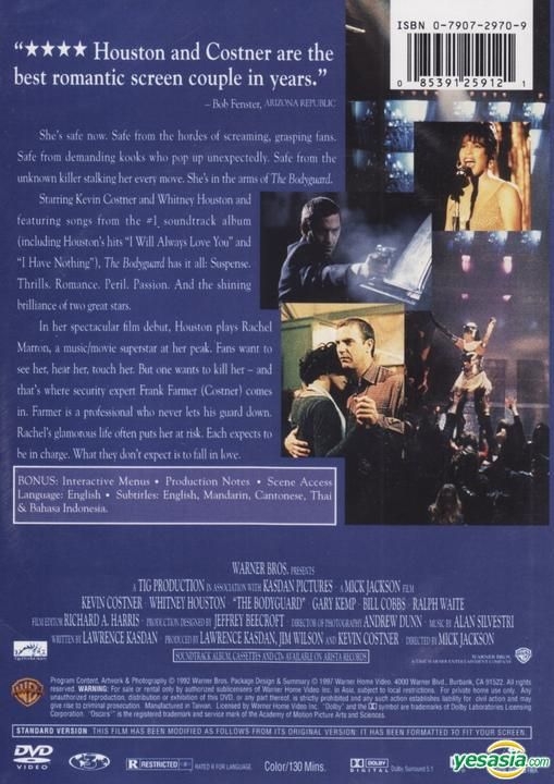The Bodyguard (1992) Official Trailer - Kevin Costner, Whitney