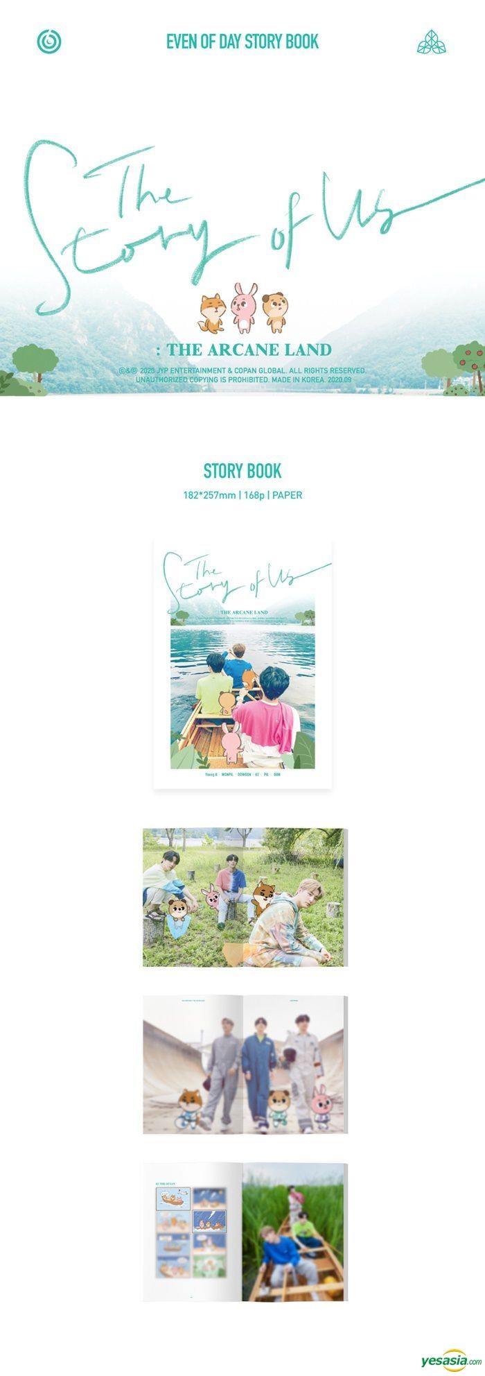 アイドル DAY6 The Story of Us: The Arcane Land YESASIA : DAY6 (Even of Day) Story Book - The Story of Us