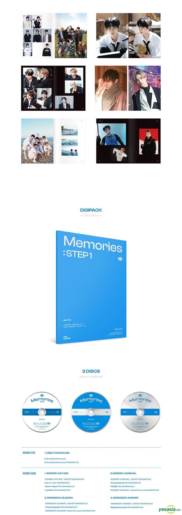 YESASIA: ENHYPEN - Memories : STEP 1 (DVD) DVD - ENHYPEN, BELIFT 
