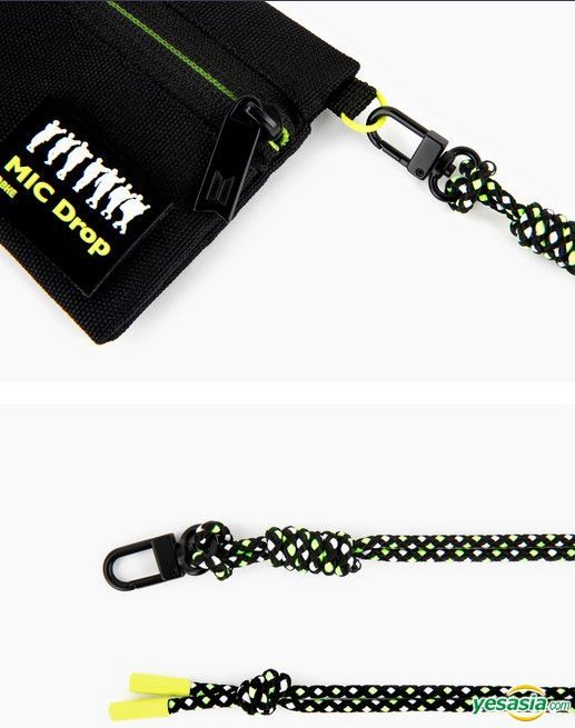 YESASIA BTS MIC Drop Necklace Wallet GROUPS,PHOTO/POSTER,MALE STARS