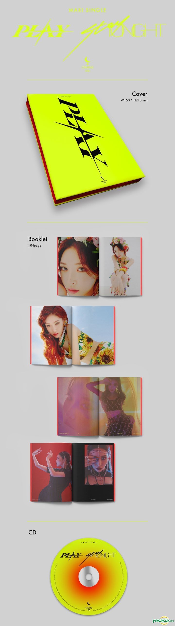 YESASIA: Chung Ha Single Album - MAXI SINGLE + Poster in Tube CD ...