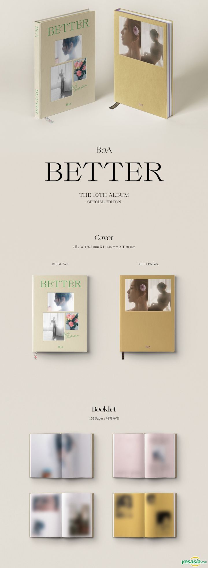 YESASIA: BoA Vol. 10 - Better (Special Edition) (First Press Limited ...