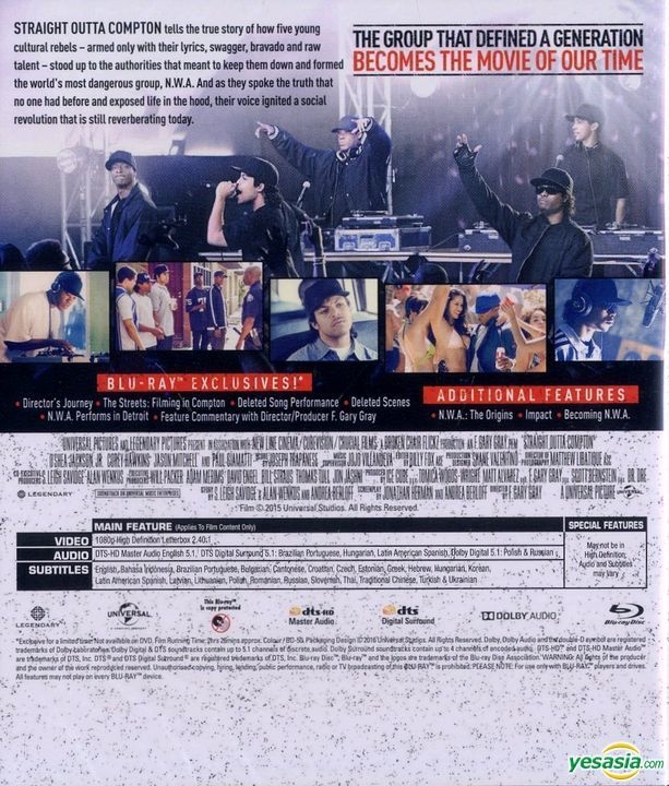 YESASIA Straight Outta Compton 2015 DVD US Version DVD