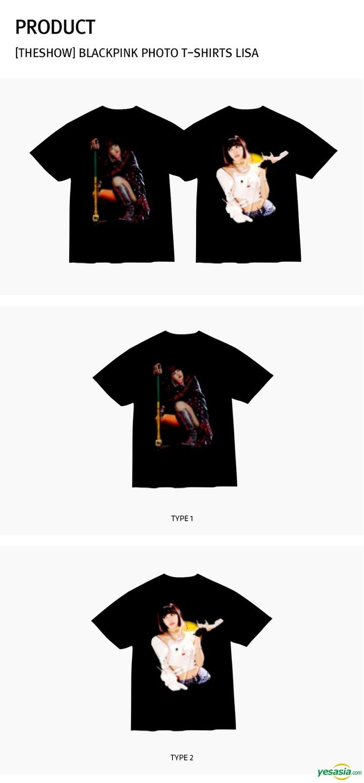 Yesasia Blackpink The Show X Sopooom Photo T Shirt Lisa Design 2 a Black Xlarge Celebrity Gifts 写真集 ポスター ギフト 女性アーティスト グループ ｂｌａｃｋｐｉｎｋ 韓国の グッズ 無料配送 北米サイト