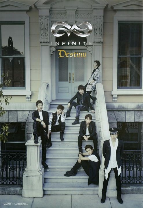 DESTINY CD Vol.2 INFINITE 2nd Single Album Postcard+Poster,New Original 