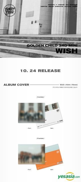 Yesasia Image Gallery Golden Child Mini Album Vol 3 Wish Random Version