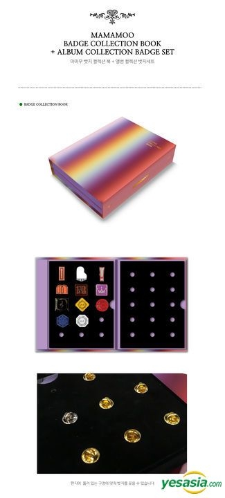 YESASIA: Image Gallery - Mamamoo - Badge Collection Book + Album