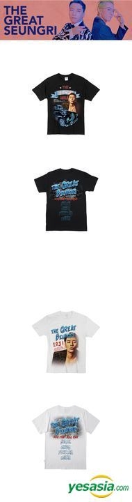 YESASIA: THE GREAT SEUNGRI - T-SHIRT (Type 2) (Black) (XLarge
