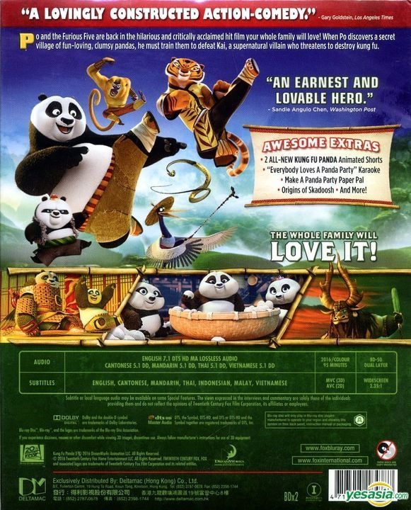 Kung Fu Panda 3 2016, directed by Jennifer Yuh and Alessandro