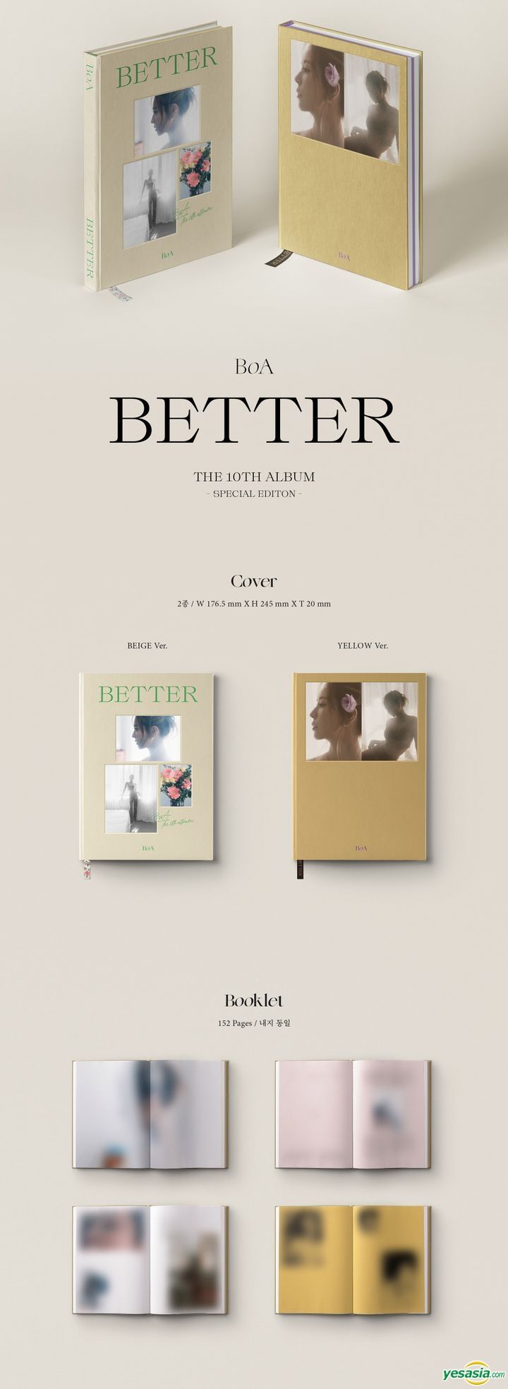 YESASIA: BoA Vol. 10 - Better (Special Edition) (First Press 