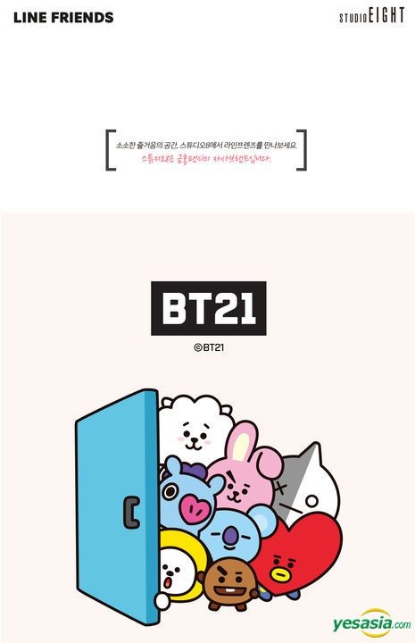 bt21 shooky cushion