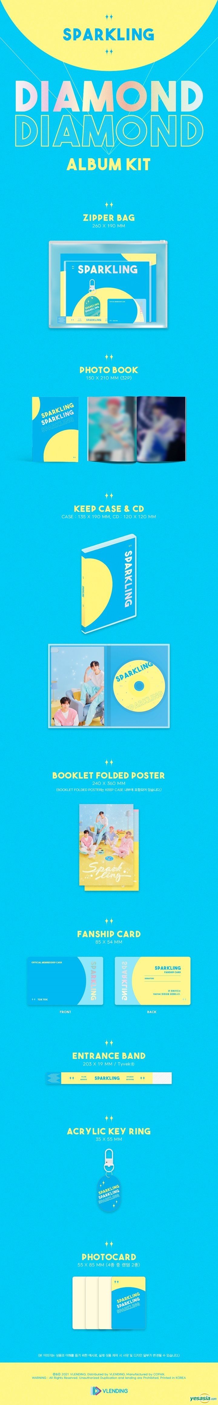 ateez sparkling albumkit