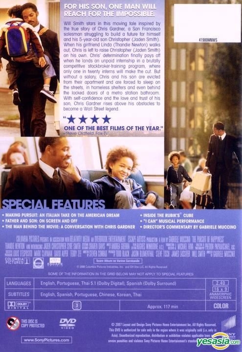 YESASIA: The Pursuit Of Happyness (2006) (DVD) (Hong Kong Version