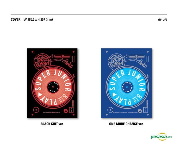 YESASIA: Super Junior Vol. 8 - PLAY (Random Version) + 2 Posters