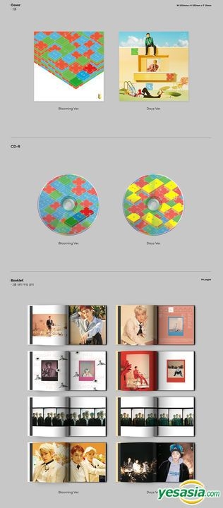pre-selling version 2 ver EXO-CBX Autographed <Blooming Days> Mini 2th Album 