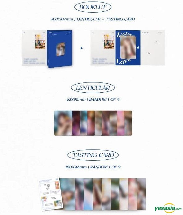 Yesasia Twice Mini Album Vol 10 Taste Of Love In Love Version Photo Card Set In Love Version Poster In Tube In Love Version Cd Twice Korea Jyp