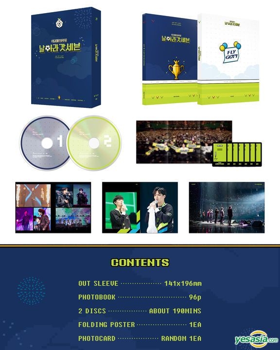 Yesasia Got7 I Got7 5th Fan Meeting サッカー王を夢見て 飛べgot7 2dvd アウトスリーブ フォトブック 折り畳みポスター フォトカード 韓国版 男性アーティスト Dvd グループ Got7 韓国の音楽ビデオディスク 無料配送