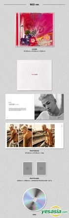 Tae Yang Vol. 3 - WHITE NIGHT (Red Version) + Poster in Tube